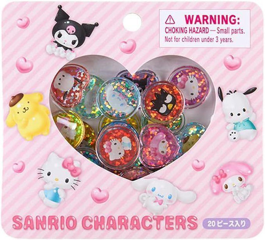  Sanrio Sticker Set (Clear and Puffy 3D) (Box of 20 Pieces) 