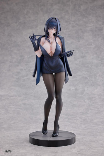  amiami Hanabee 1/6 Ishimi Yokoyama Black Nightgown illustration by Koutaro Figure (Original Character) 