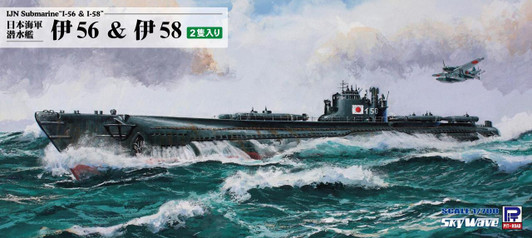  Pit-Road 1/700 Skywave IJN Submarine I-56 & I-58 Plastic Model 