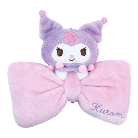  T's Factory T's Factory Sanrio Kuromi Ribbon Plush Mascot Keychain 