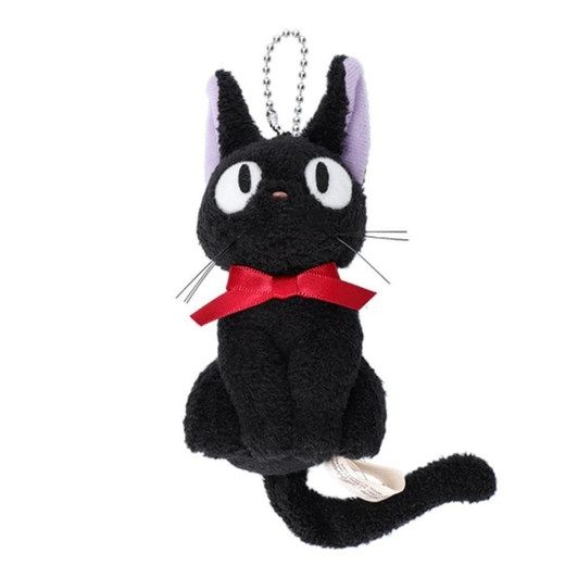  Sun Arrow Studio Ghibli Kiki's Delivery Service Plush Keychain Jiji Sitting 