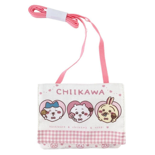  Shobido Chiikawa Shoulder Bag with Multi Pocket - Chocolate 