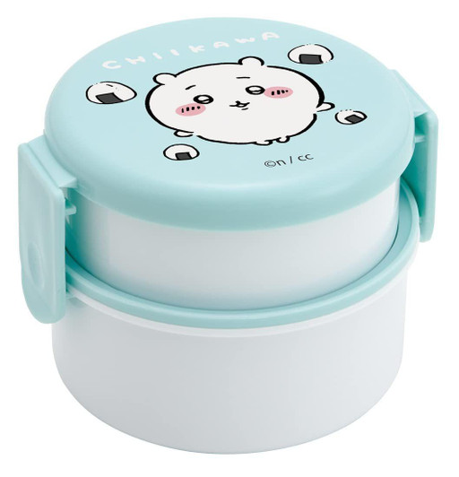  Skater Chiikawa Antibacterial Round Lunch Box Two-Tier 
