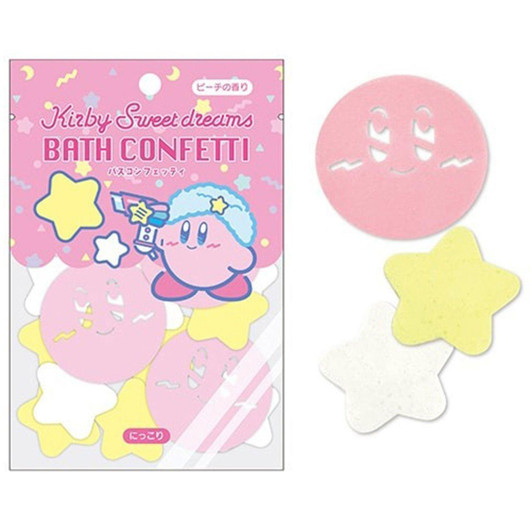  SK Japan Kirby Sweet Dreams Bath Confetti Smiling 
