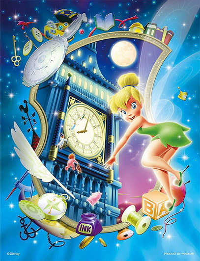 Yanoman Jigsaw Puzzle 42-32 Disney Peter Pan Tinker Bell (300 Small Pieces)