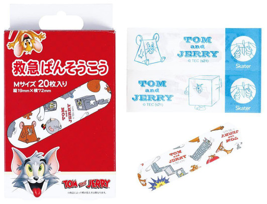  Skater Tom & Jerry Emergency Band-Aid (M Size) 