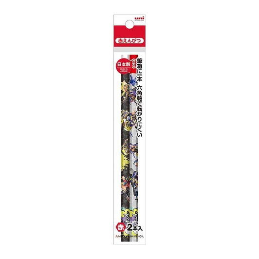  Mitsubishi Pencil Splatoon 3 Red Pencil (Set of 2) 