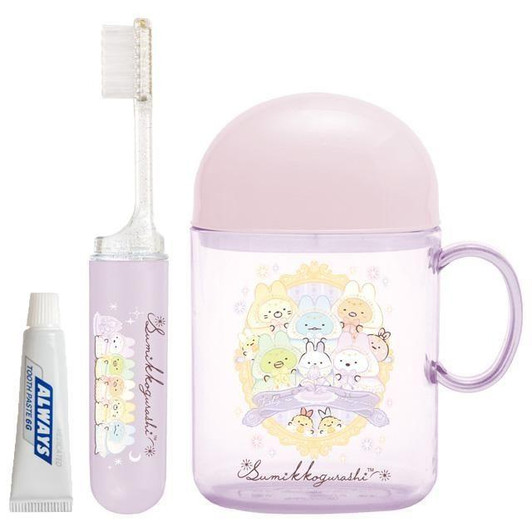  San-x Sumikko Gurashi Toothbrush Set Pink 