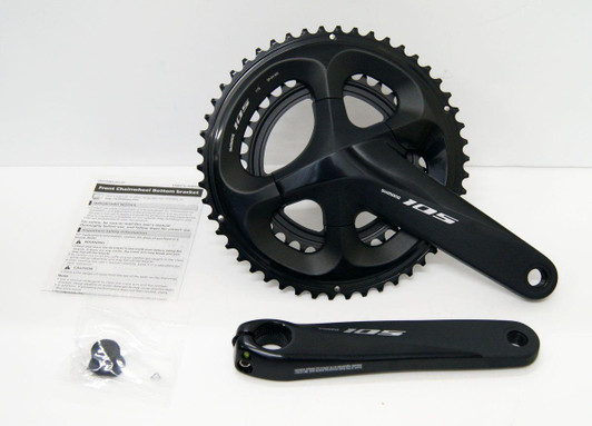 Shimano (Cycling) 105 FC-R7000 HOLLOWTECH II 50-34T 170mm 11s Crankset Black IFCR7000CX04L