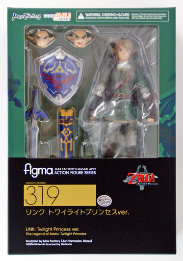 Good Smile The Legend of Zelda figma 319 Link Twilight Princess Figure 