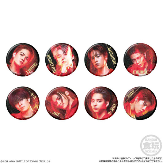  Bandai Candy BATTLE OF TOKYO Button Badge Collection 18pcs Box 