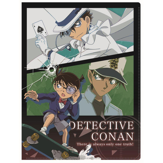  T's Factory Detective Conan Hardcover 6P Clear File Black 