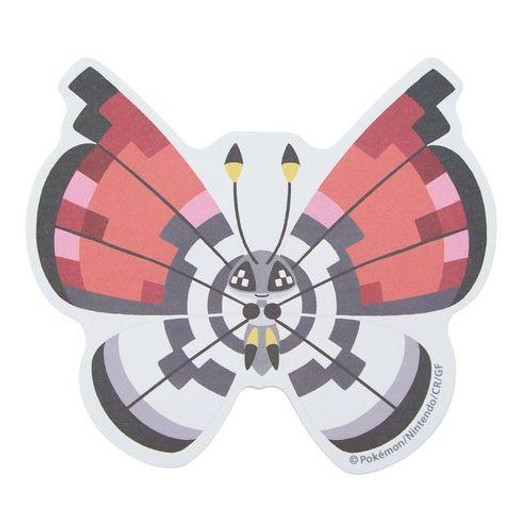 Pokemon Center Original Die-Cut Sticky Notes BUG OUT! Vivillon