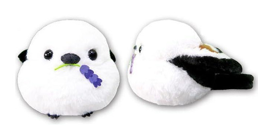  Amuse Plump Shimaenaga Plush Toy Shima-chan Lavender 