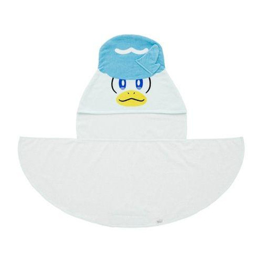 Pokemon Center Original Hood & Tail Attached Towel Quaxly Kids