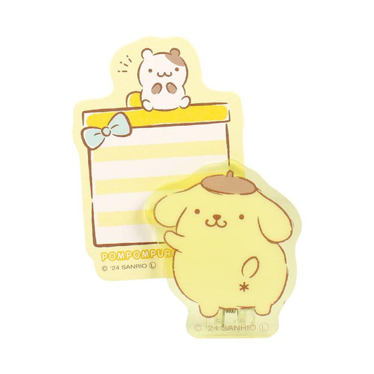  T's Factory Sanrio Help Stand Clip Pompompurin 