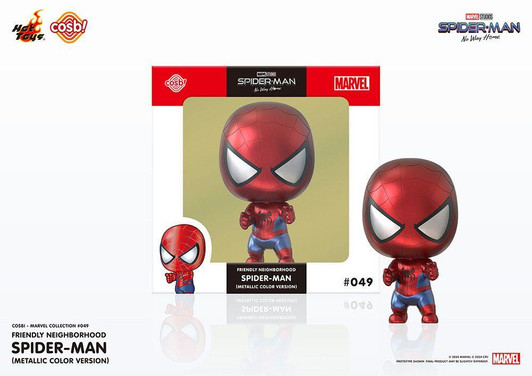  Hot Toys Cosbi Marvel Collection #049 Friendly Neighborhood Spider-Man (Metallic Color Version) (Movie: Spider-Man: No Way Home) 