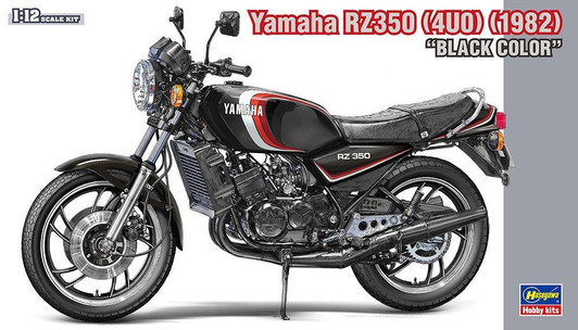  Hasegawa 1/12 Yamaha RZ350 (4U0) (1982) ''Black Color'' Plastic Model 