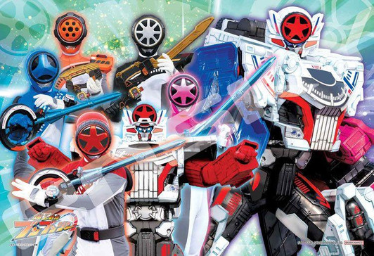  Ensky 108-L799 Jigsaw Puzzle Boom Boom Mood (Bakuage Sentai Boonboomger) (108 Large Pieces) 