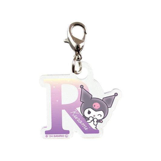  T's Factory Sanrio Minitto Initial Charm Kuromi R 