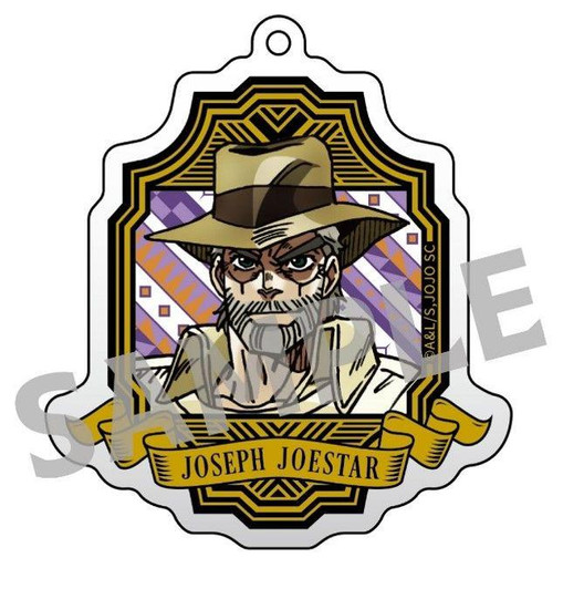  Medicos TV Anime ''Jojo's Bizarre Adventure: Stardust Crusaders'' Acrylic Keychain [RE] Joseph Joestar 