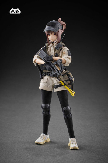  amiami HASUKI: PA006 Security Hiyo Reizei 1/12 Figure (pocket art Series) 