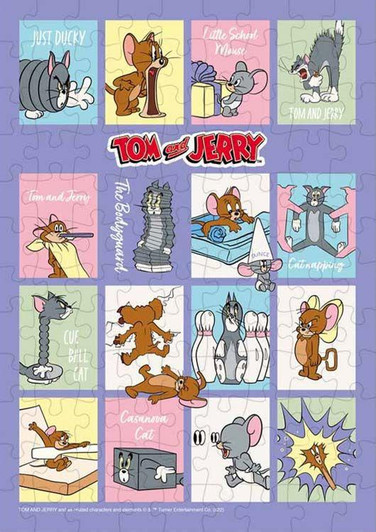  Tenyo B108-829 Jigsaw Puzzle Tom and Jerry 'Taking the blows!' (108 Pieces) 