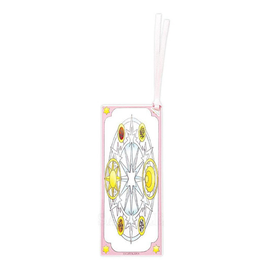  T's Factory Cardcaptor Sakura Acrylic Bookmark Keychain Clear Card 