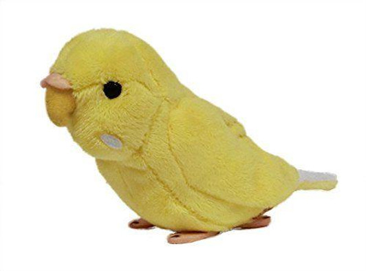 Taiyo Sangyo 100 + 1 Plush Budgerigar Lutino 