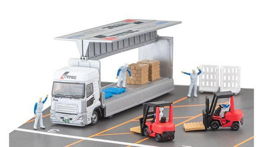  Tomytec Truck Collection Logistics Site Wing Van Set G VANTEC Corporation (N scale) 