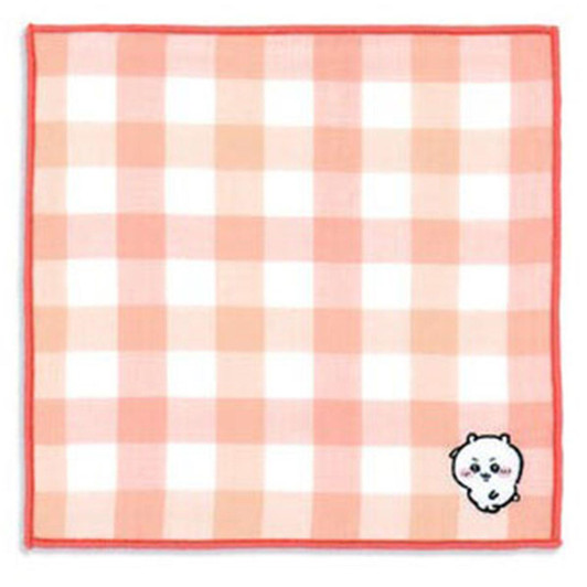  Towel Museum Chiikawa Eight Layer Gauze Towel Handkerchief 271-8012 Check R 