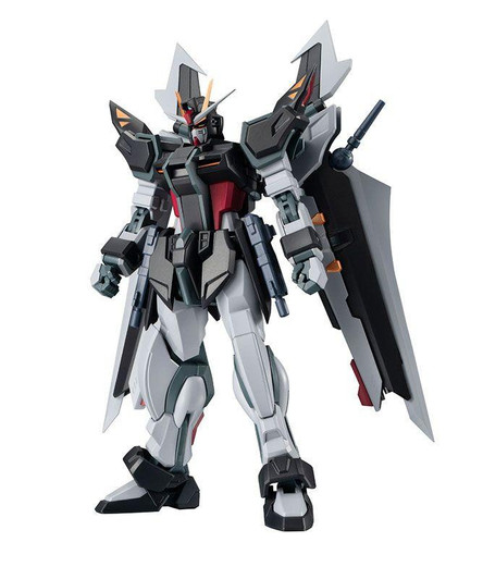  Bandai Robot Spirits -SIDE MS- GAT-X105E+AQM/E-X09S Strike Noir Gundam ver. A.N.I.M.E. Figure (Mobile Suit Gundam SEED) 