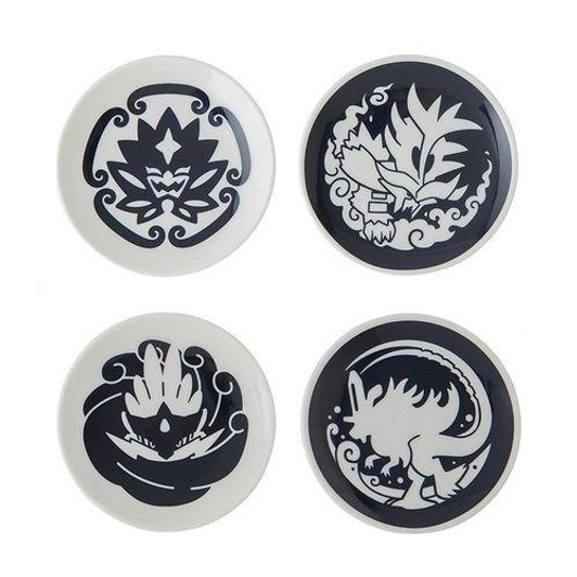 Pokemon Center Original Small Plate 4-Piece Set Kitakami Countryside Ogerpon Set