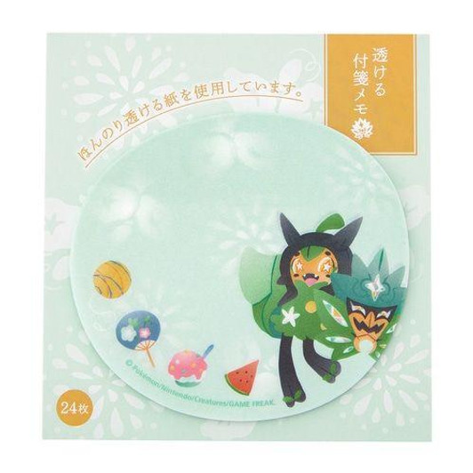 Pokemon Center Original Transparent Sticky Notes Summer Festival Ogerpon