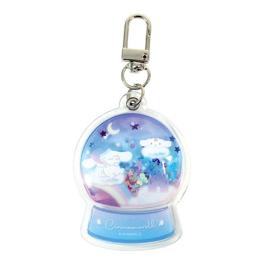  T's Factory Sanrio Snow Dome Keychain Cinnamonroll 