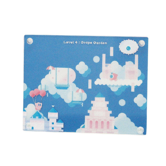  T's Factory Kirby Of The Stars Acrylic Photo Frame Level 4 Grape Garden 