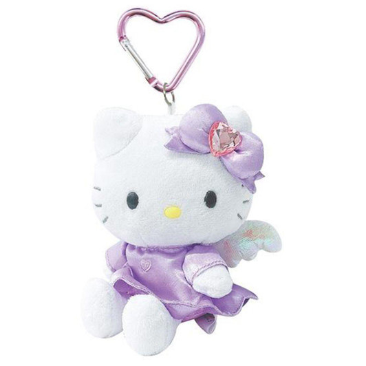  TCP Hello Kitty Angel Mascot Key Holder Purple 
