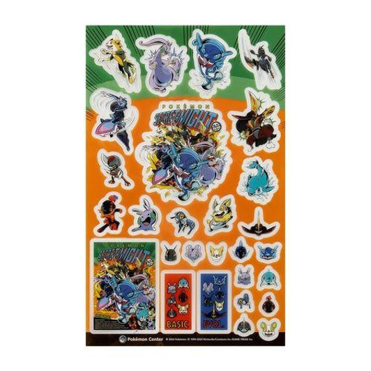 Pokemon Center Original PET Stickers Secret Of Might