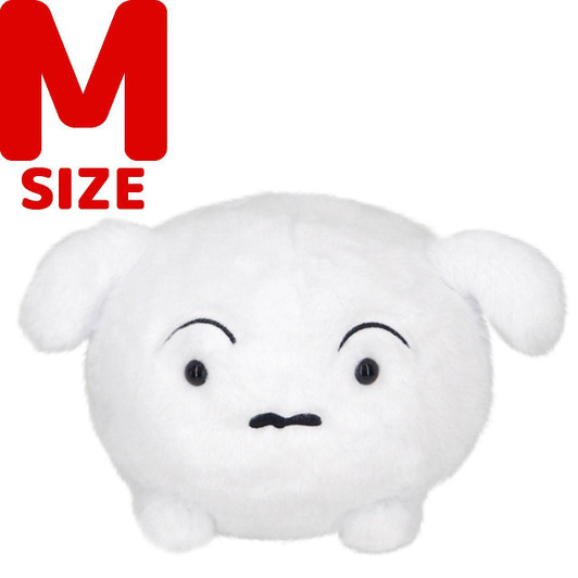  San-ei Crayon Shin-Chan Plush M Shiro (Cotton Candy) 