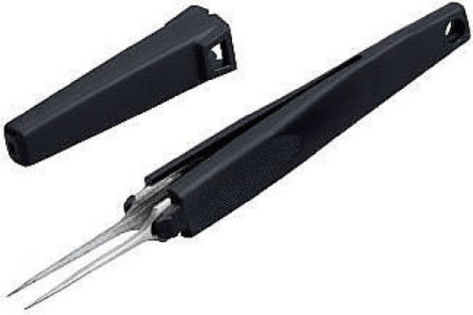 Hozan P-881-ESD ESD CUSHION GRIP TWEEZERS