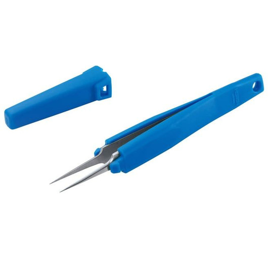 Hozan P-881-ESD ESD CUSHION GRIP TWEEZERS