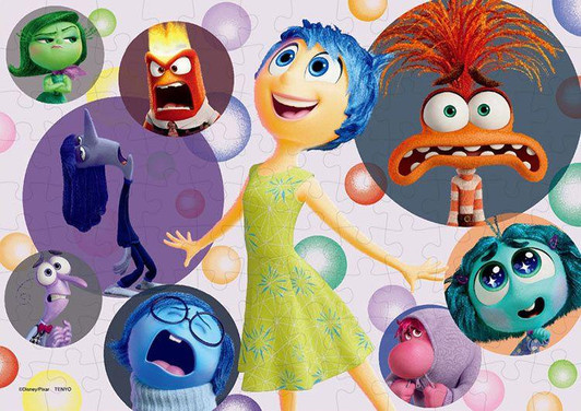  Tenyo D108-054 Jigsaw Puzzle Emotions Inside the Head (Inside Out 2) (Inside Out) (108 Pieces) 