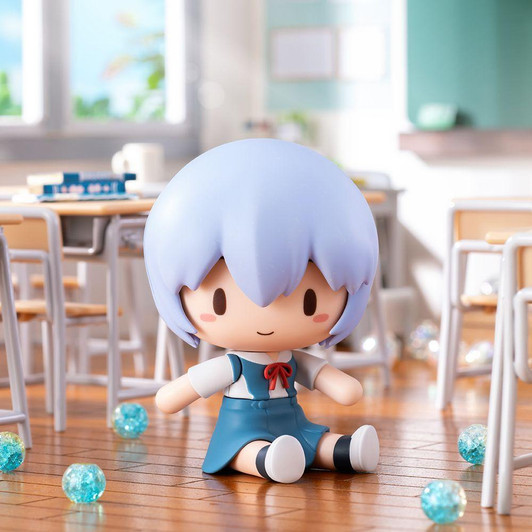 Sega fuwa petit Rei Chibi Figure (Evangelion: New Theatrical Edition) 