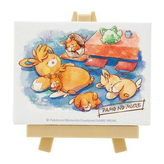 Pokemon Center Original Easel With Mini ArtPamo No MureOnenne
