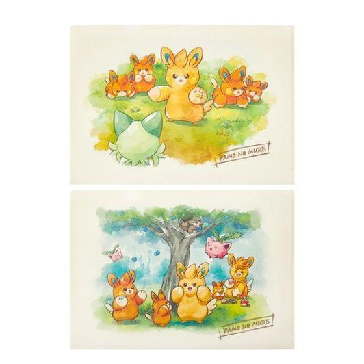 Pokemon Center Original Two-Piece A4 Clear File Set PAMO NO MURE