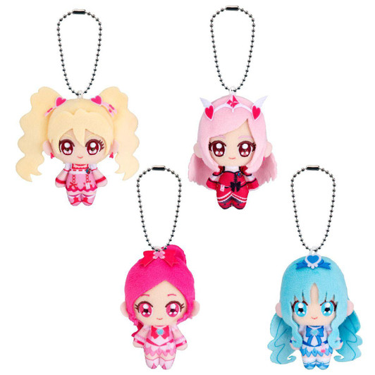  Bandai Candy Pretty Cure Fuwa-Kyun Mascot Plushy Charm Collection vol.2 10pcs Complete Box 