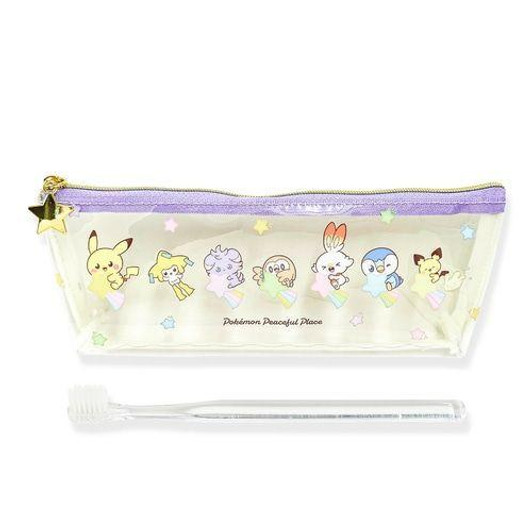 Pokemon Center Original Pokemon Center Toothbrush Pouch Set Ivory Starry Sky PokePeace