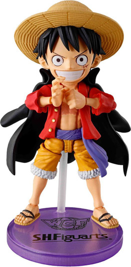  Bandai World Collectable Figure x S.H.Figuarts Monkey D. Luffy Figure (One Piece) 