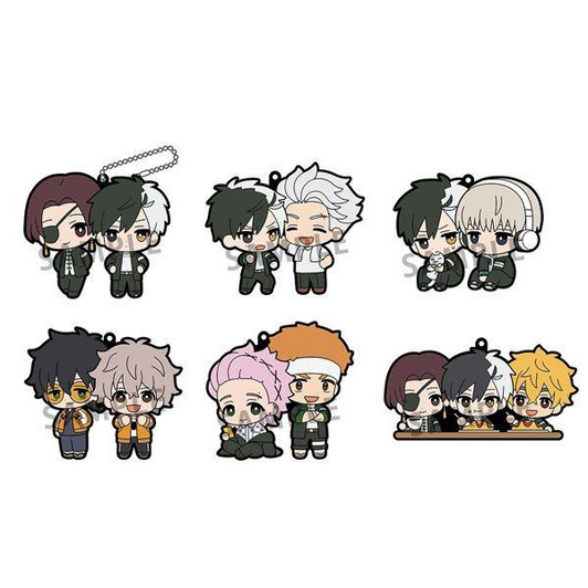 Megahouse MegaHouse Rubber Mascot Buddy Colle WIND BREAKER 6pcs Complete Box 