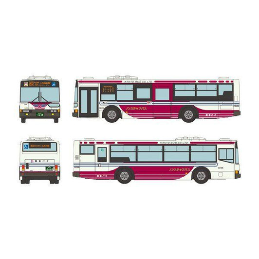  Tomytec Bus Collection Thank You Kanto Bus Mitsubishi Fuso Aero Star Non-Step Bus No.C2126 (N scale) 